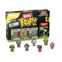 Funko Bitty Pop! Teenage Mutant Ninja Turtles - Splinter, Raphael, Rocksteady et Une Mini-Figurine Mystère en Surprise - 2.2 Cm 