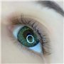 FreshTone Lentilles De Contact De Couleur Jade Green 3 Ton Kit De Rangement Boitier Pince et applicateur Offert 12 Mois sans cor