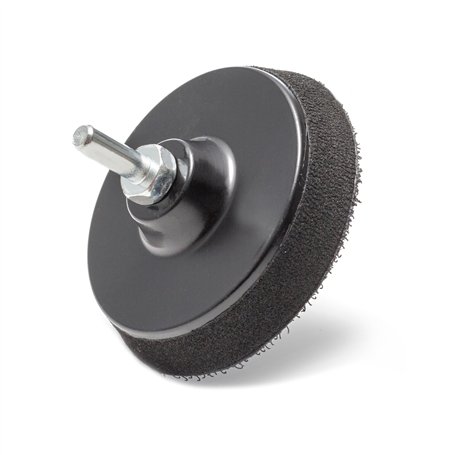 Glass Polish Patin de support auto-agrippant de 75 mm pour perceuse avec fixation universelle pour perceuse