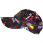 SKR Casquette Plata O Plomo El Patron Rouge Hologramme Streetwear - Taille Unique - Rouge