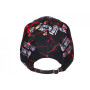 SKR Casquette Plata O Plomo El Patron Rouge Hologramme Streetwear - Taille Unique - Rouge