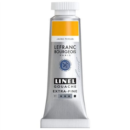 Lefranc Bourgeois Linel Gouache Extra-Fine Tube 14ml Jaune Persan Série 1