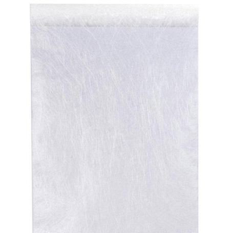 Santex Chemin de Table Fanon 30cm. - Rouleau de 5m. - Blanc