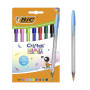 BIC Cristal Multicolour Stylos-bille Pointe Large (1