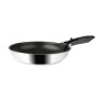 Sitram 713517 Set de 5 pièces ARPEGE INOX : 2 poêles Ø24-28 revêtues, 2 casseroles Ø16-18 cm, 1 poignée Amovible
