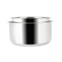 Sitram 713517 Set de 5 pièces ARPEGE INOX : 2 poêles Ø24-28 revêtues, 2 casseroles Ø16-18 cm, 1 poignée Amovible