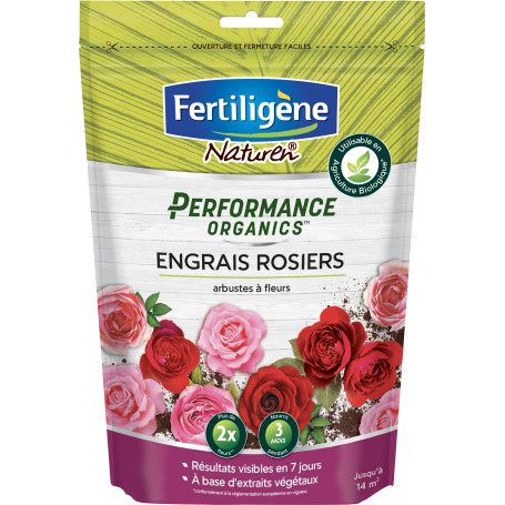 Fertiligène NATUREN POEROS7 - Engrais Granulés Performance Organics Rosiers