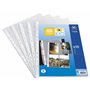 Viquel - Lot de 10 Pochettes transparentes perforées pour photos 10x15 ou cartes postales - Protection durable en polypropylène