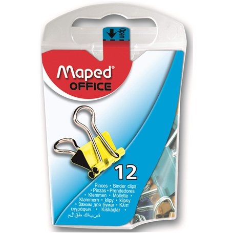 Maped Office PINCE DOUBLE CLIP 15MM X12 BOITE DISTRIBUTRICE