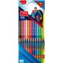 Maped - Boîte de 12 Crayons de Couleur Superman - Couleurs Vives