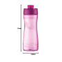 Maped Picnik Origins - Gourde avec Capuchon et Poignée - Bouteille d'Eau Etanche en Plastique - Rose - 500ml