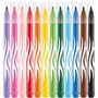 Maped - Combo Pack Color'Peps - 15 Crayons de couleur Infinity + 12 Feutres Lavables et Résistants au séchage - Pointe moyenne b