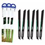TIVOLY - Lot de Lames de Scie Sabre pour Élagage - 6 Lames en acier carbone HCS - Attache Universelle