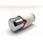 Tête de valve thermostatique TRV de rechange universelle pour radiateur Blanc/chromé M30 x 1,5 mm
