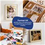AVERY - 25 feuilles de papier photo 270g/m² brillant. Format A4. Impression jet d'encre.