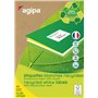 AGIPA Bte 2400 étiquette 70x37 mm (24 x 100F A4) Multi-usage Coin Droit Recyclé Blanc