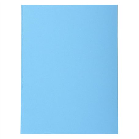 Exacompta - Réf. 410010E - Paquet de 100 chemises rigides Forever® 220 g/m2 - chemises 100% recyclées et certifiées Ange Bleu -