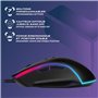 Elyte - MY200 - Souris Gaming Filaire - Confortable - Rétroéclairage RGB - 800/6400 DPI - Compatible PC, Mac - Noir
