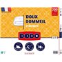 DODO - Couette tempérée 300 g/m² - DOUX SOMMEIL - 200 x 200 cm - Blanc