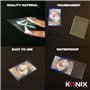 Protege-cartes - KONIX - Standard Sleeves - 100 pochettes - Compatible Magic The Gathering, Pokémon - Transparent