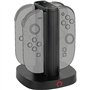 Station de rechargement - KONIX - 2 paires de manettes Joy-Con - Indicateur de charge LED - Connexion USB-A - Noir