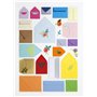 Clairefontaine 5953C - Paquet de 20 Enveloppes Gommées - Format Carré 16,5x16,5cm - 120g/m² - Coloris Gris Perle - Invitation Ev