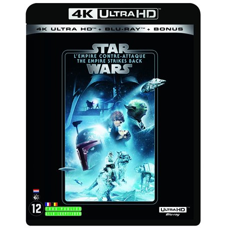 STAR WARS Episode V - L'EMPIRE CONTRE-ATTAQUE - Blu-ray 4K [4K Ultra-HD + Blu-ray + Blu-ray Bonus]