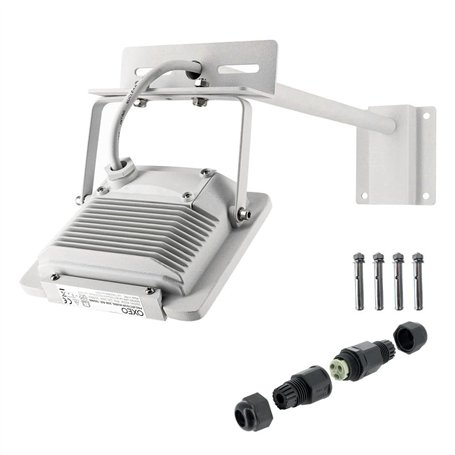 Eclairage enseigne - Projecteurs LED 20W extérieur pour Façades magasin - Support Inclinable - bras déporté