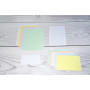 Exacompta - Réf. 3308B - Paquet de 100 fiches bristol unies non perforées - sous film - compatibles avec imprimante jet d'encre