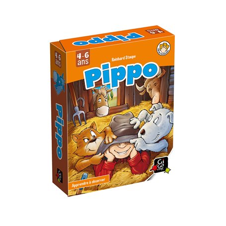 GIGAMIC Pippo NF Jeux de Cartes à Jouer AMJPI