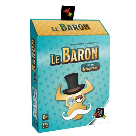 Gigamic - Le Baron - Un Jeu Six Qui Prend - Jeu de Cartes pour Toute la Famille avec Plus de rebondissements et de Fun - De 2 à