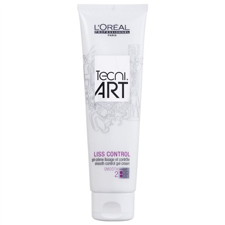 L'Oréal Professionnel - Crème Coiffante pour Cheveux - Liss Control Cream - Tecni-Art - Force 2 - 150ml