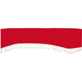 Htc - FRANGES DE PARE-BRISE ROUGE 240X18CM Htc - FRANGES DE PARE-BRISE ROUGE 240X18CM