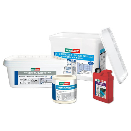 Parexlanko - Kit de protection à l’eau sous carrelage - Primaire tous supports