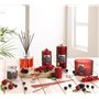 Bougie Verrine 3 Mèches D11 x 8 cm Essentiel Parfum Fruits Rouges