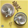 PETIT JOUR - Coffret Cadeau 5 Pièces Pour Enfant 6Mois+ - Mélamine - Sans BPA - Assiette 18cm, Timbale 160ml, Bol 250ml, Set De