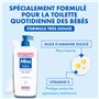 Mixa Bébé - Lait de Toilette Très Doux à l'Huile d'Amande et Vitamine E - Pour la Toilette Quotidienne des Bébés et Peaux Délica
