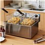 Casselin CFE82 - Friteuse électrique 2 x 8 litres