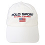 Ralph Lauren Casquette de baseball Crème Blanc Taille unique
