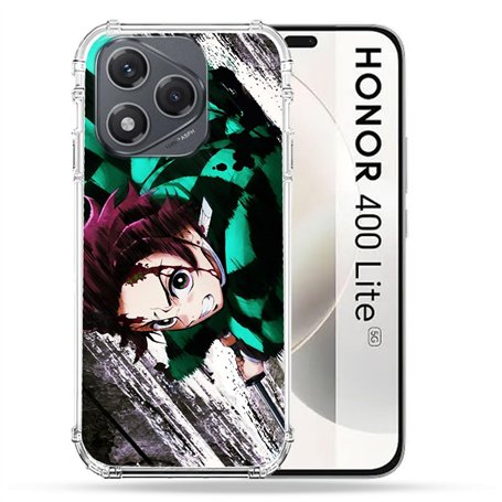Cokitec Coque Renforcée pour Honor 400 Lite 5G Manga Demon Slayer Tanjiro