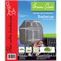 GREEN CLUB Housse De Protection imperméable Barbecue Haute Qualité Polyester doublée PVC L 125 x l 60 x h 90 cm Couleur Anthraci