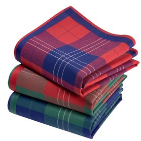 Mouchoirs Tissu Homme Premium 100% Coton Peigné - 45cm x 45cm - 3 Pièces - Modèle A24 Mouchoirs Tissu Homme Premium 100% Coton Peigné - 45cm x 45cm - 3 Pièces - Modèle A24