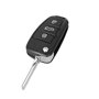 Coque Clé pour Audi A1 A3 A4 A6 Q3 Q7 R8 RS4 S3 S4 S6 TT - Plip clé télécommande 3 Boutons avec Lame Phonillico®