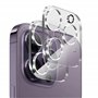 PHONILLICO Protection Caméra pour iPhone 16 PRO/iPhone 16 PRO MAX[Lot de 2] Verre Trempé Lentille Appareil Photo Arrière Film Pr