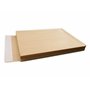 Lot de 50 enveloppes - pochettes à soufflet C4 229 X 324 + 30 MM papier kraft marron ecru 120g fermeture bande adhésive autocoll