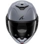 SHARK, Casque Moto Modulable OXO Dark Shadow Gun Silver S05, XL
