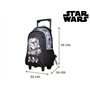Bagtrotter Sac à dos à roulettes Disney Star Wars Noir