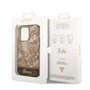 Guess GUHCP14XHGPLHC Coque Rigide pour iPhone 14 Pro Max 6, 7" Ochre Porcelain Collection Noir