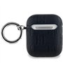 CG Mobile Karl Lagerfeld KLA2PGKCPK Étui pour AirPods 1/2 Noir Monogramme Karl & Choupette Head