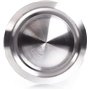 DOMUX Bouche VMC 125 mm Inox - Bouche aération réglable ronde 125 mm - Extraction ou insufflation - En acier inoxydable 304 pour